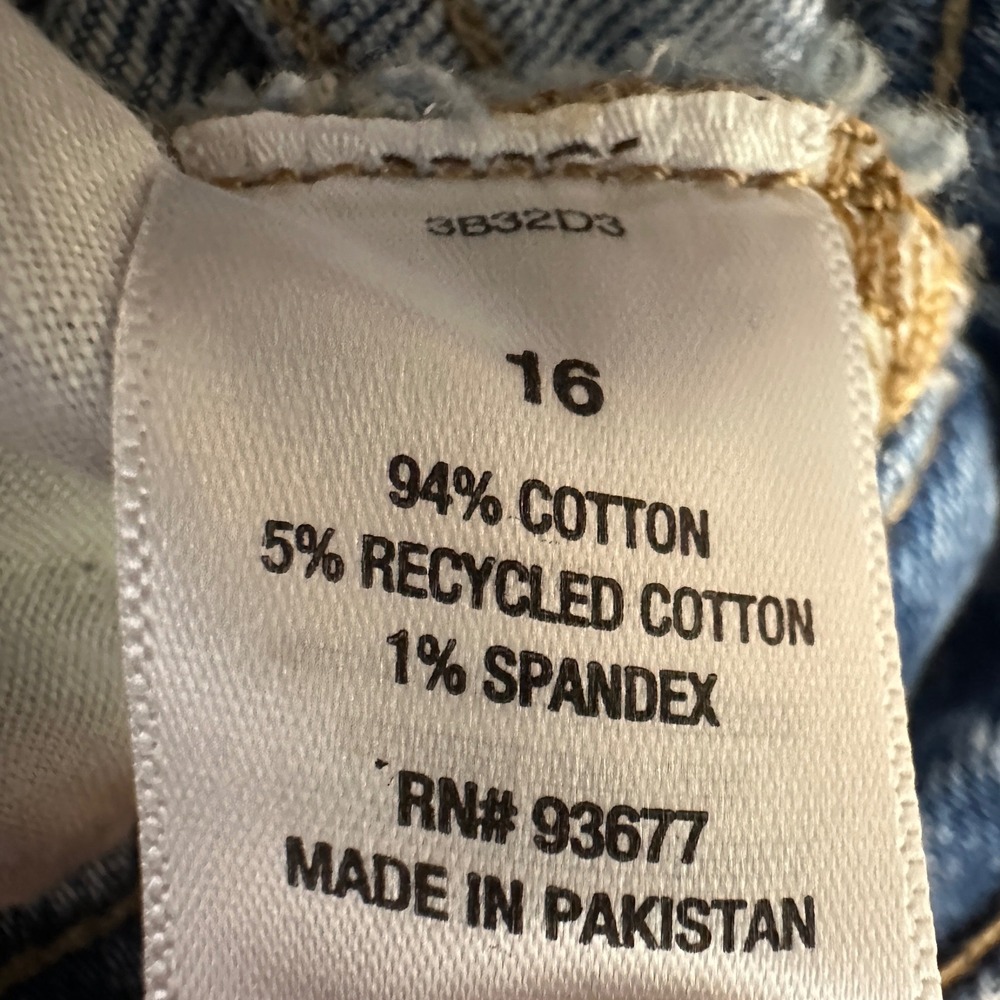 a.n.a Women's 16 Wide Leg Jeans Blue Highest-Rise Cuffed Med Jupiter NEW - Picture 8 of 9
